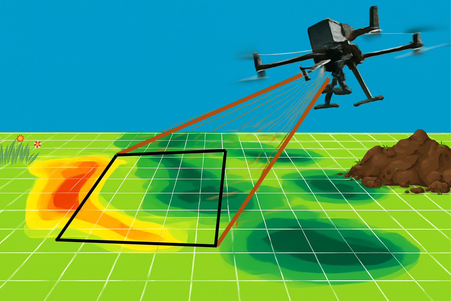 Drone-Based Surveys Illustration
